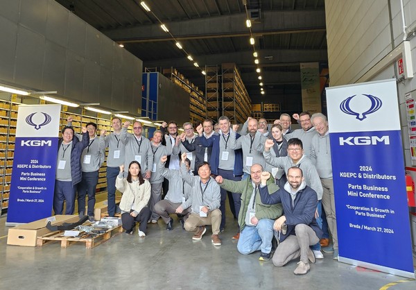 KG 모빌리티, 유럽 지역 대리점 대표와 부품 및 서비스 매니저들을 초청해 콘퍼런스(사진=KG 모빌리티 제공)